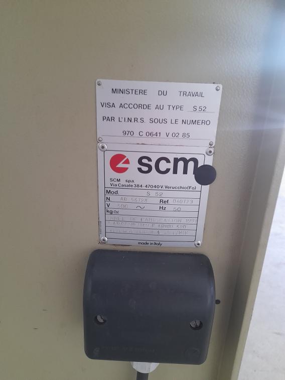 SCM - Raboteuse - S52