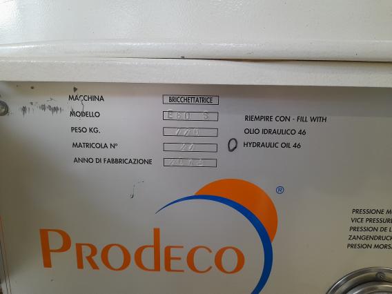 PRODECO- BRIQUETEUSE - E60S